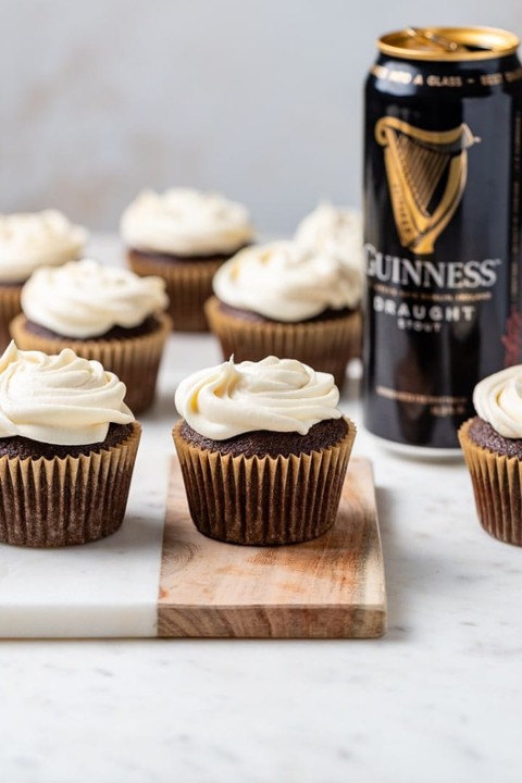 Chocolate Guinness Bomb Cupcake