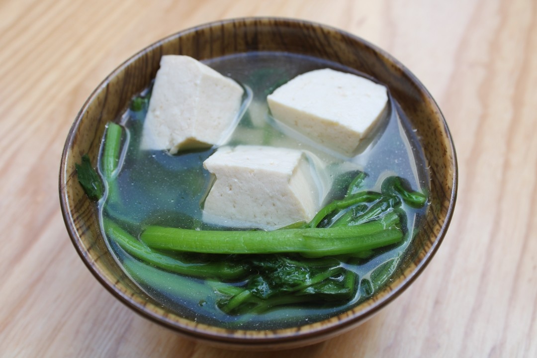 Watercress with Tofu Soup