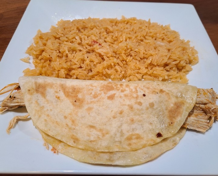 2. KIDS Quesadilla and Rice