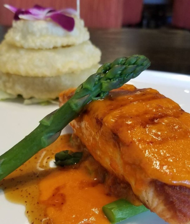 Pan Roasted Salmon /rice