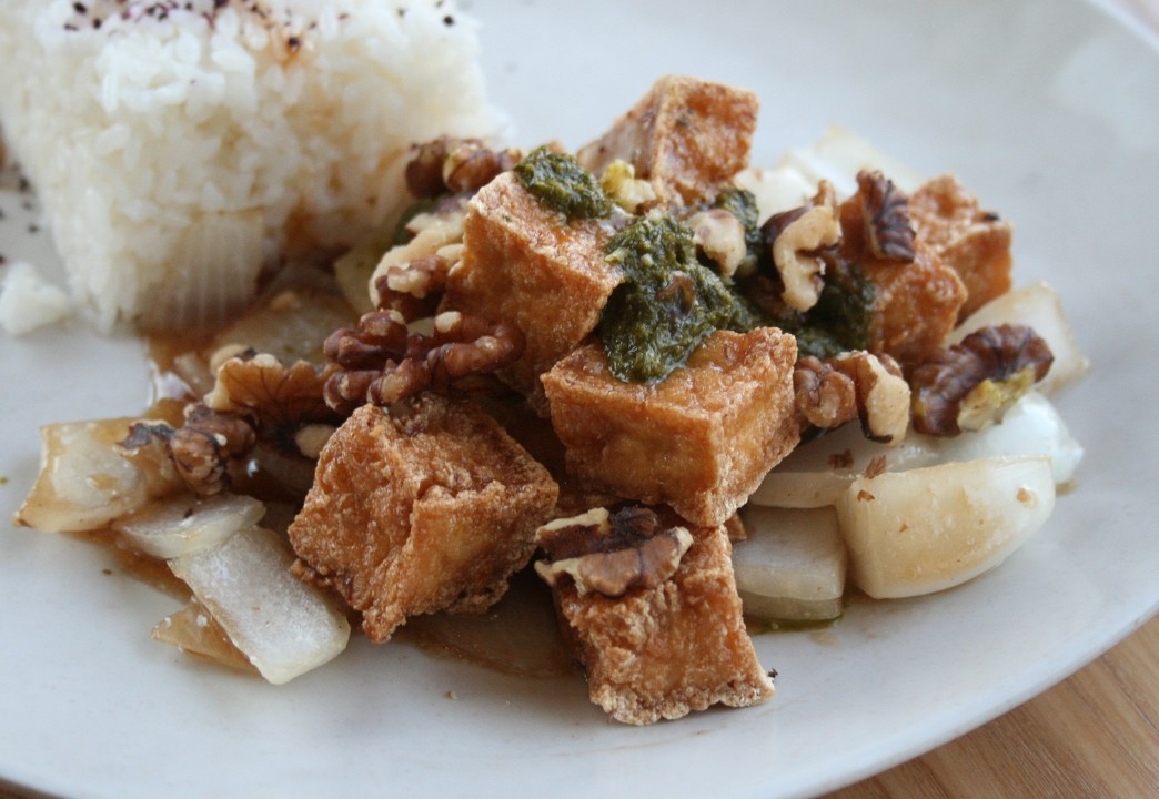 Crispy Tofu Teriyaki Plate
