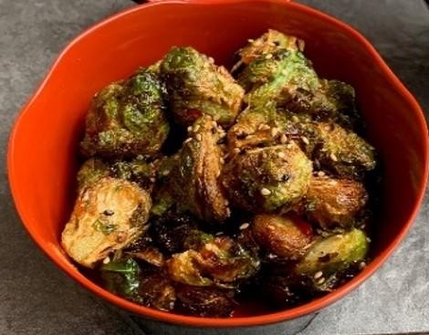 Crispy Fried Brussels Sprouts