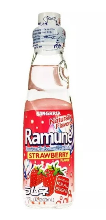 Ramune Japanese Soda -Strawberry