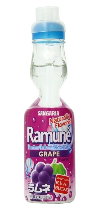 Ramune Japanese Soda - Grape