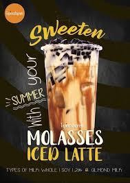 Molasses Ice Latte