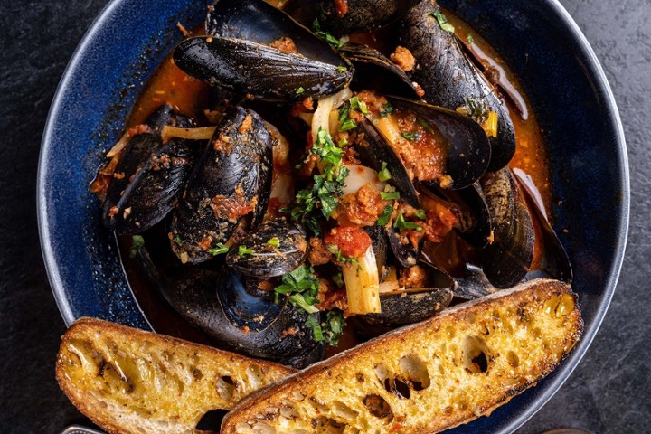 Mussels With Chorizo