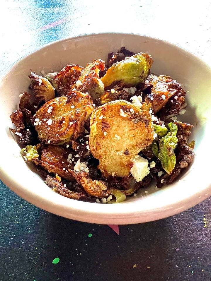 Brussels sprouts in Balsamic Glaze