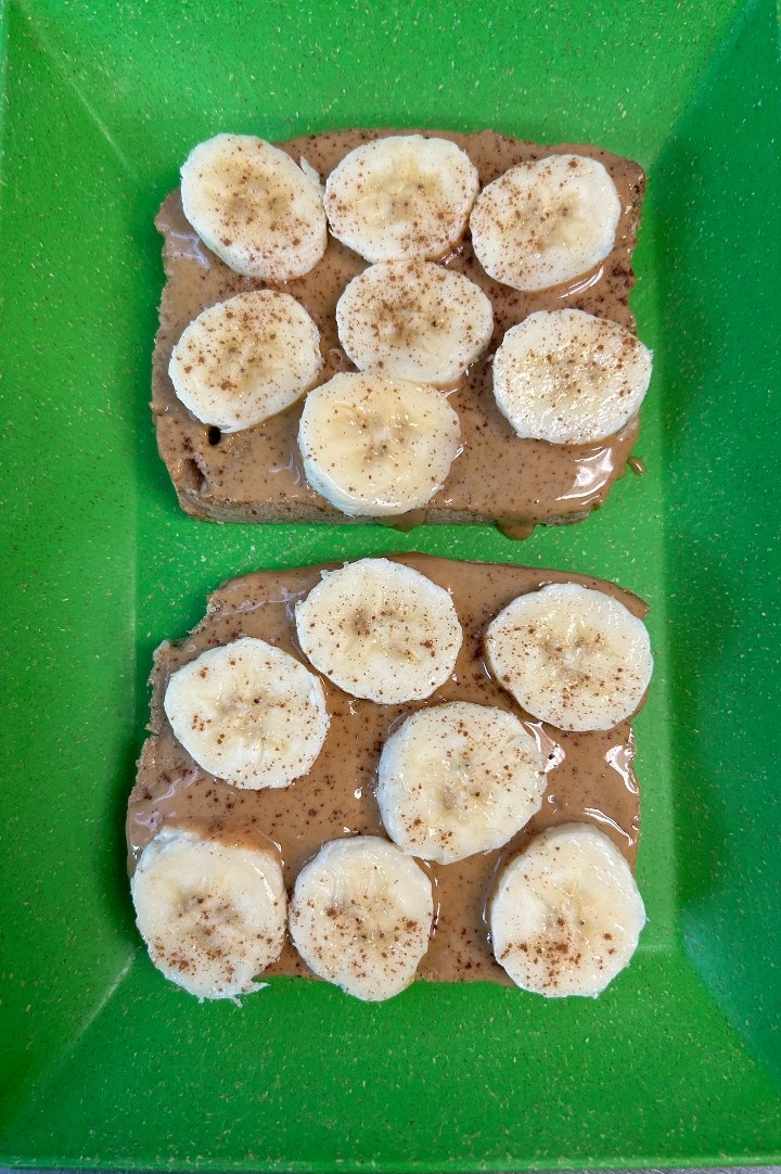 Peanut OR Almond Butter Toast - Banana OR Apple