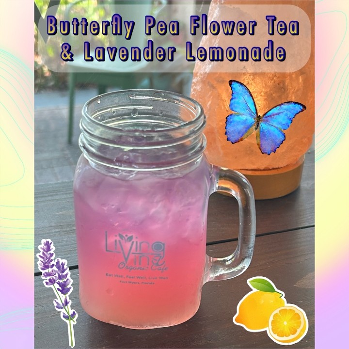 Butterfly Pea Flower Tea & Lavender Lemonade