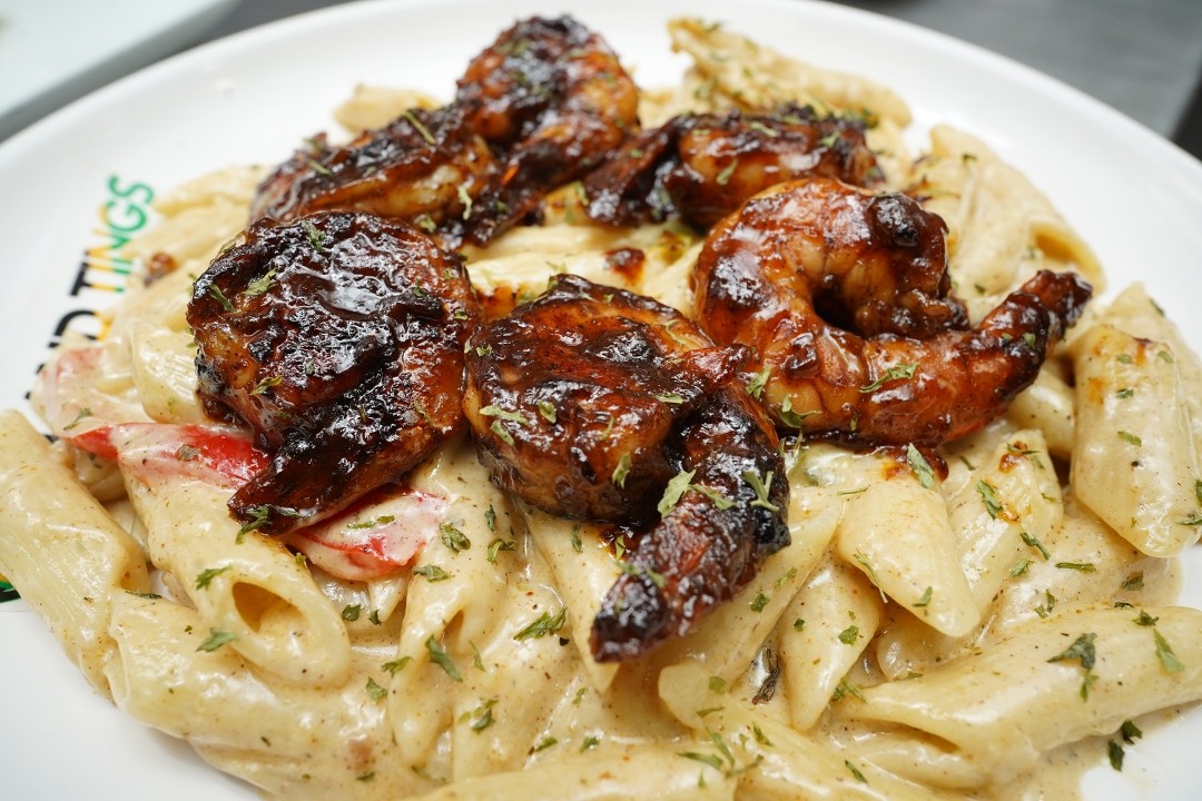 Jerk Shrimp Pasta