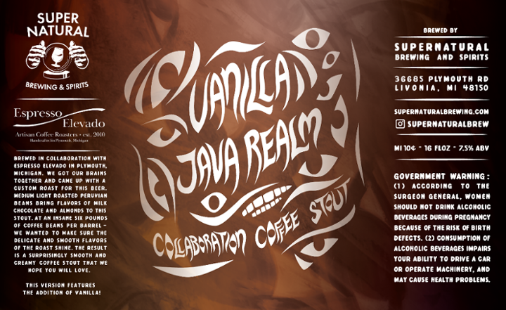4pack Vanilla Java Realm 16oz cans