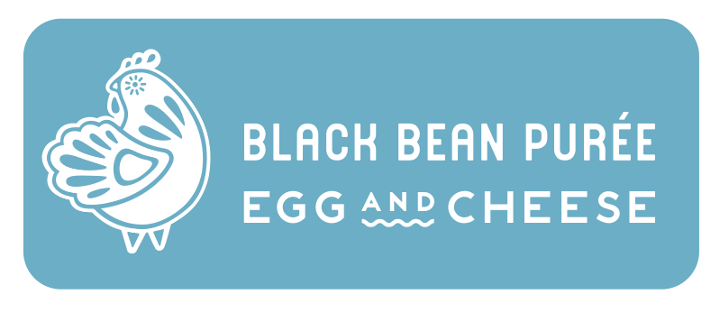 Black Bean Puree, Egg & Cheese