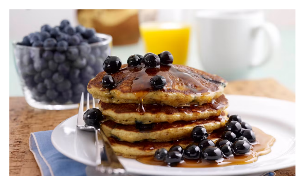 Multigrain Blueberry Pancakes- Full stack