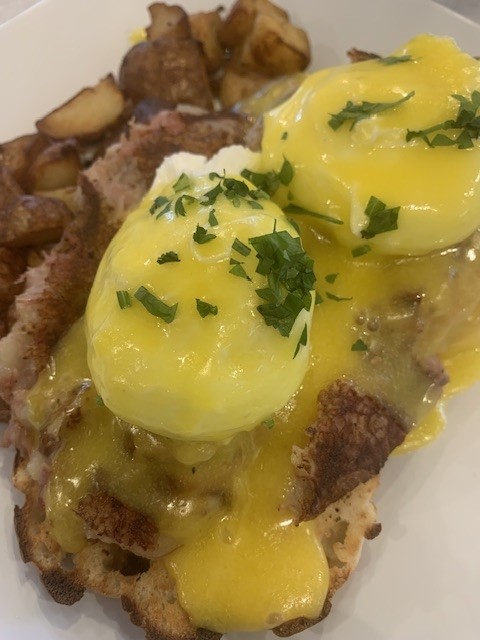 NEW!!! Spicy Chorizo Hash Benedict