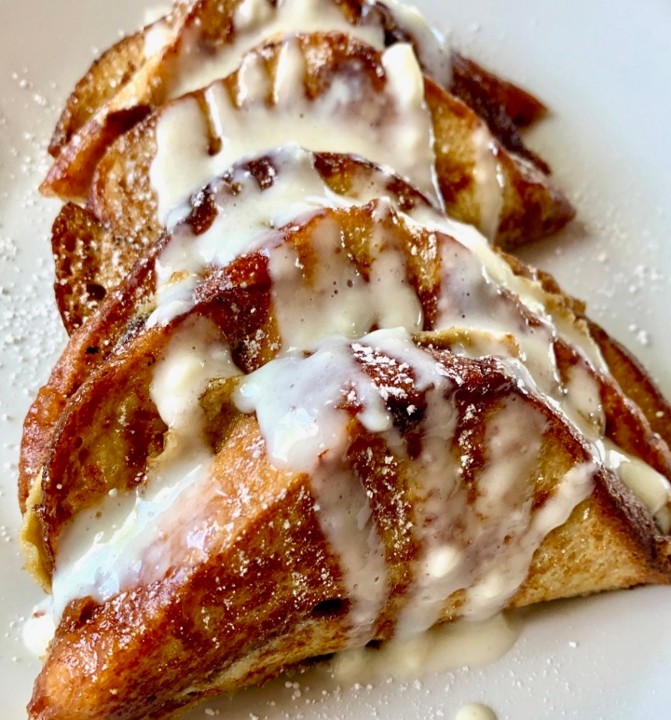 Cinnamon Bun French Toast -3 pc