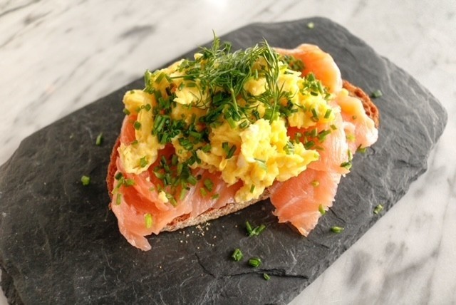 Egg + Salmon Smorrebrod