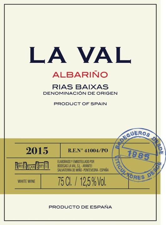 221 La Val "Rias Baixas" Albarino