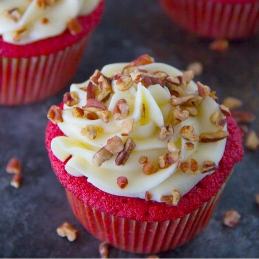 Red Velvet (with pecans) Cupcake