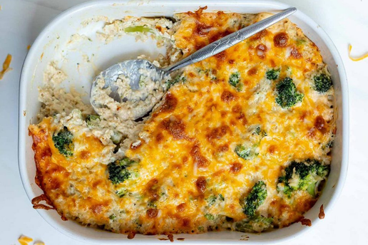Broccoli and Cheese Casserole Side