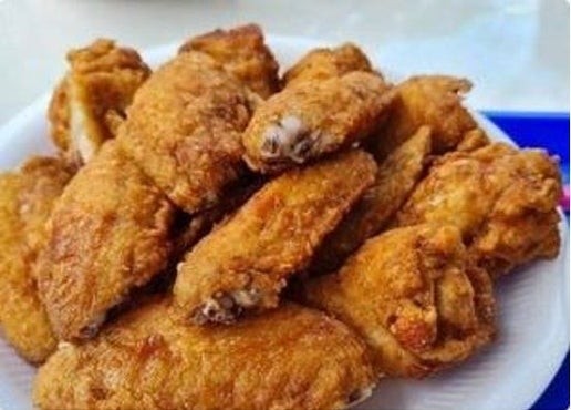5 pcs Fried Party Wings Only