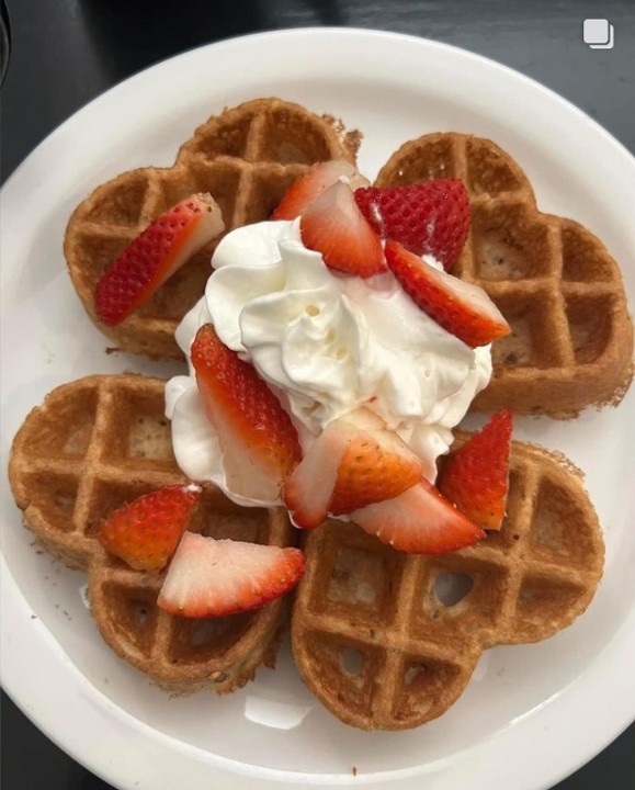 Emma's Gluten Free Waffle with Strawberry or Blueberry