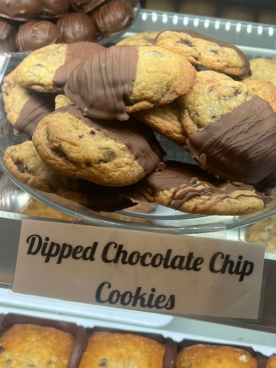 Chocolate Chip Dipped Cookies