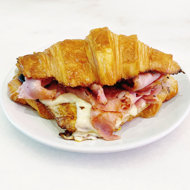Ham & Swiss croissant