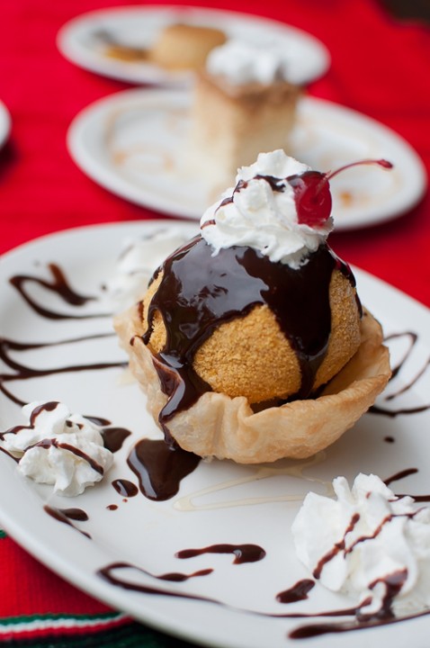 Fried ice cream to go