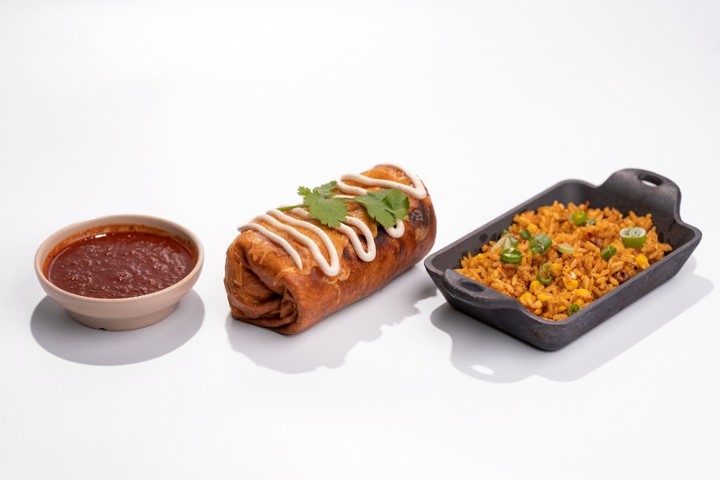 Pulled Chicken Chimichanga