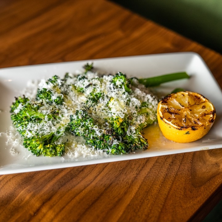 Memoir [Sides] Broccolini with Lemon-Parmesan