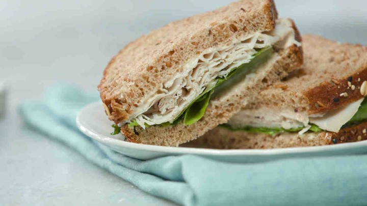 Turkey Caesar Sandwich & Brunswick Stew Soup