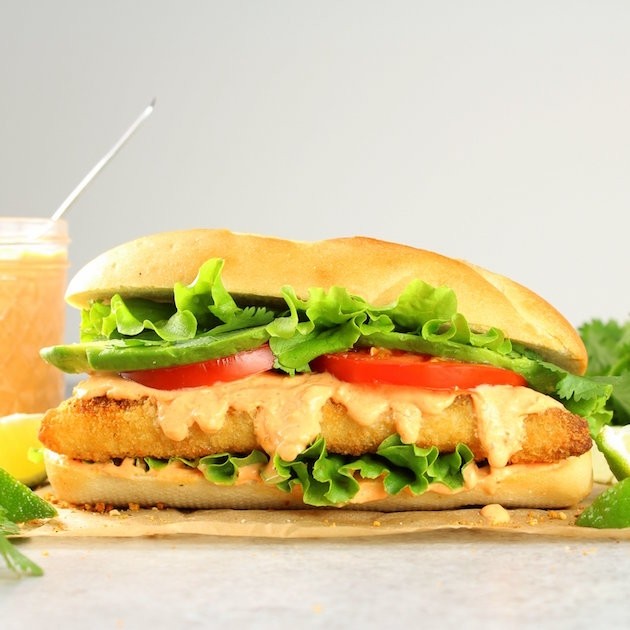 Alaska Cod Sandwich & Fries