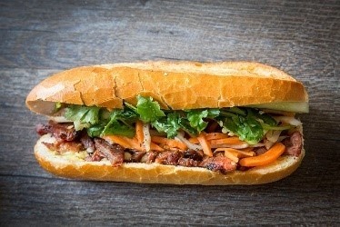 Banh Mi Sandwich, Soup & Spring Roll