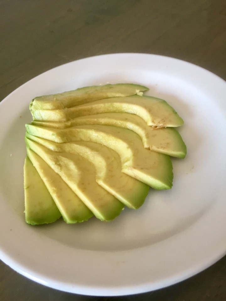 Side Sliced Avocado