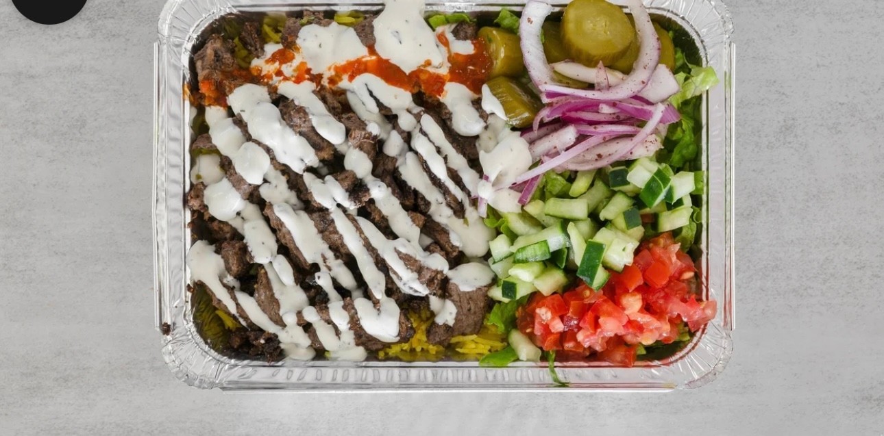Beef Shawarma over Rice