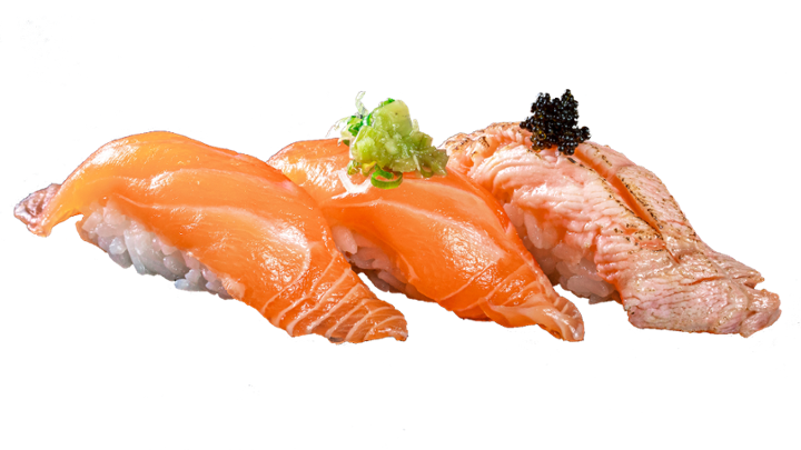 Salmon Sampler Sushi