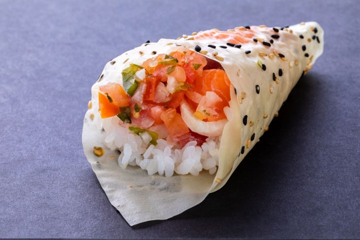 Sashimi Ceviche Hand Roll