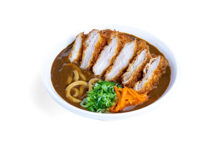 Chicken Cutlet Curry Udon