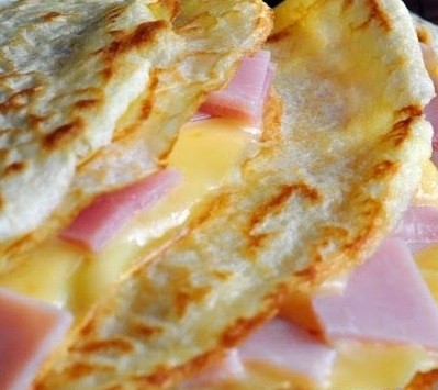Ham & Cheese Crepe