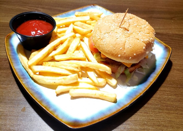 #1 Hamburger And French Fries