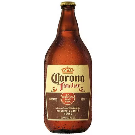 Corona Familiar Beer 1 Quart 32 oz