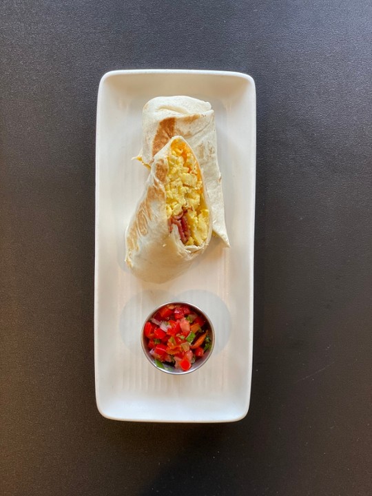 Burrito-Avocado, Bacon & Cheese