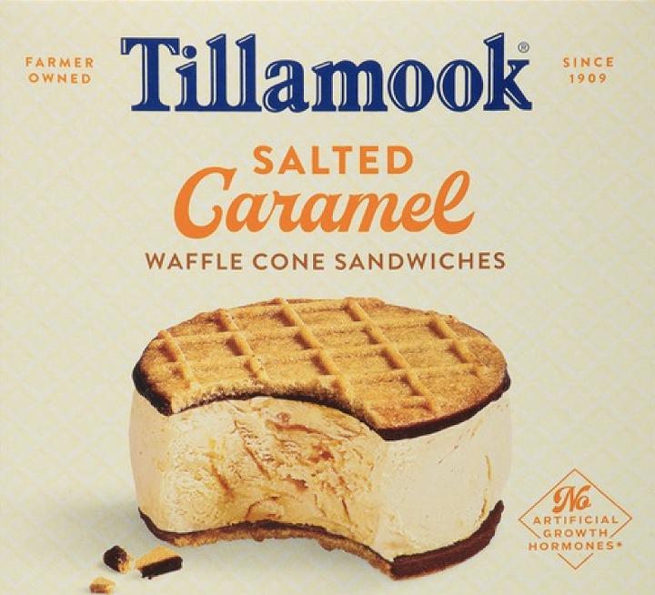 Tillamook Waffle Cone Sandwich