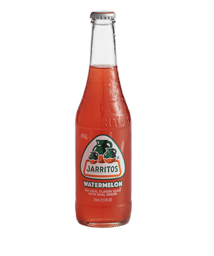 jarritos watermelon glass bottle