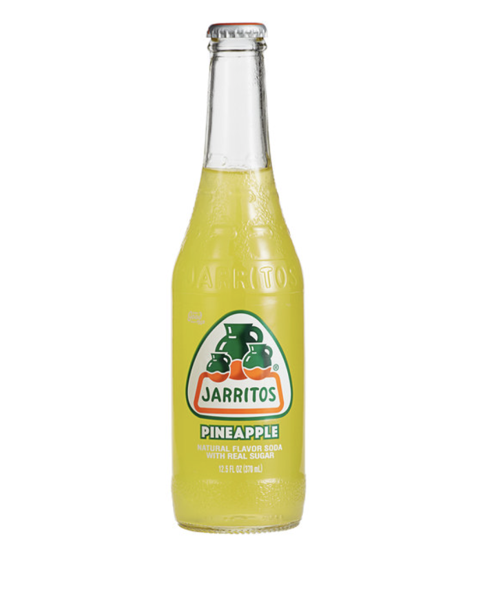 jarritos pineapple glass bottle