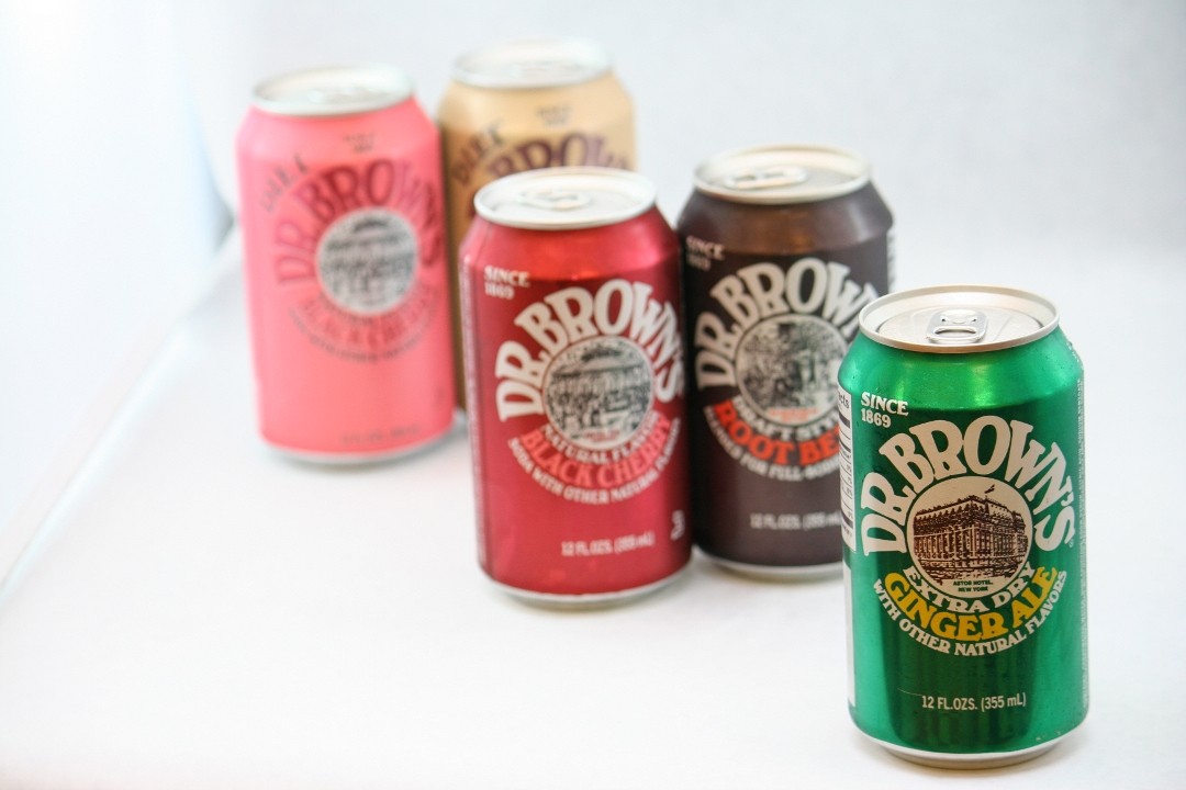Dr. Brown Canned Soda