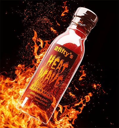 12oz Heatwave Extra Spicy BBQ Sauce Bottle