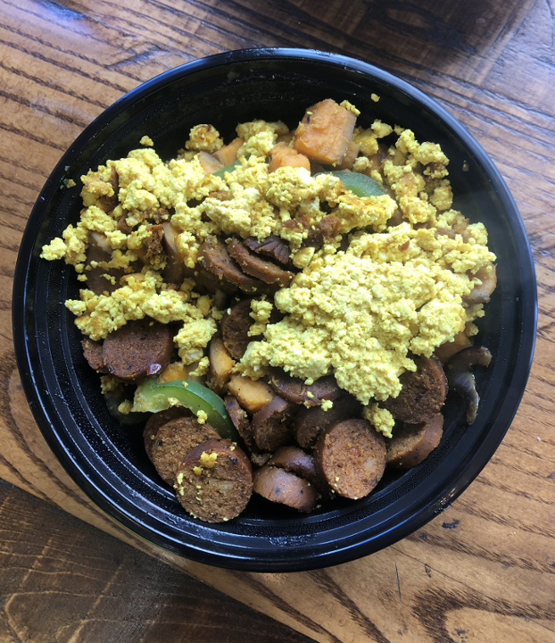 Vegan Scramble Chorizo Bowl