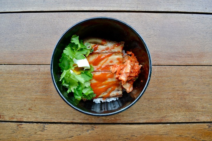 PORK BELLY DONBURI -