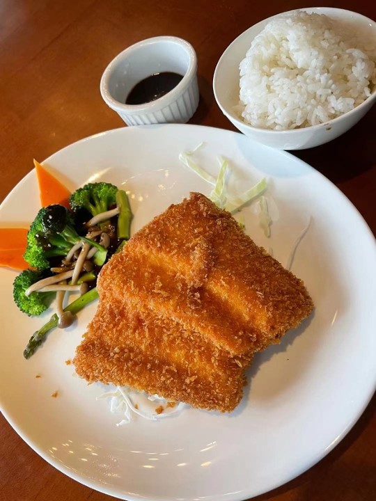 Salmon Katsu with Rice